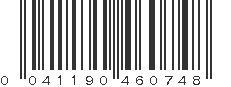 UPC 041190460748