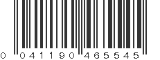 UPC 041190465545