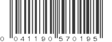 UPC 041190570195