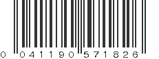 UPC 041190571826