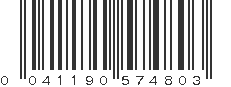 UPC 041190574803