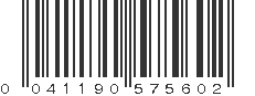 UPC 041190575602