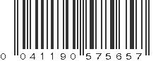 UPC 041190575657