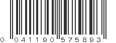 UPC 041190575893