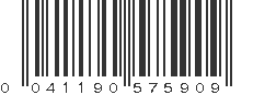 UPC 041190575909