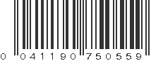 UPC 041190750559