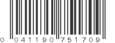 UPC 041190751709