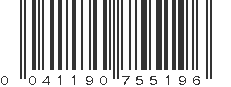 UPC 041190755196