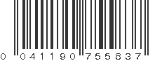 UPC 041190755837