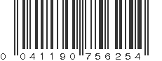 UPC 041190756254