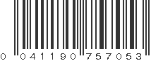 UPC 041190757053