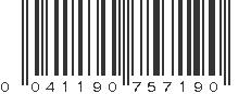 UPC 041190757190