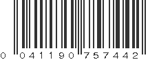 UPC 041190757442