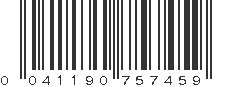 UPC 041190757459