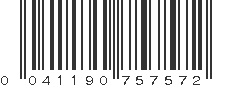 UPC 041190757572