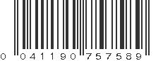 UPC 041190757589