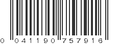 UPC 041190757916