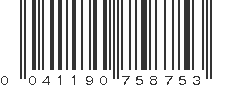 UPC 041190758753