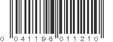 UPC 041196011210