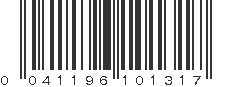 UPC 041196101317