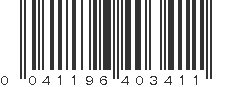 UPC 041196403411