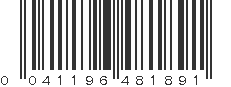 UPC 041196481891