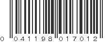 UPC 041198017012