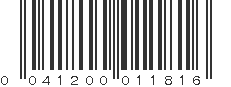 UPC 041200011816