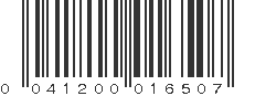 UPC 041200016507