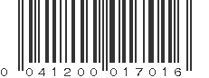 UPC 041200017016