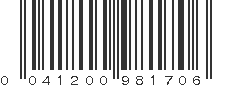 UPC 041200981706