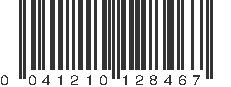 UPC 041210128467