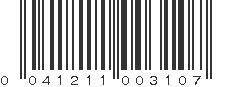 UPC 041211003107