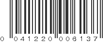 UPC 041220006137