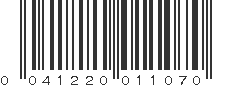 UPC 041220011070