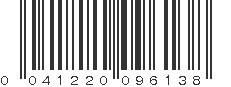 UPC 041220096138