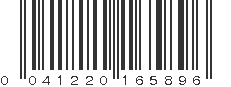 UPC 041220165896