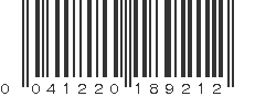 UPC 041220189212