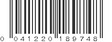 UPC 041220189748