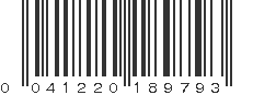 UPC 041220189793