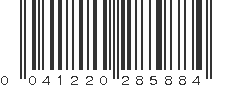 UPC 041220285884