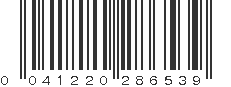 UPC 041220286539