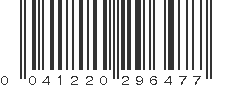 UPC 041220296477