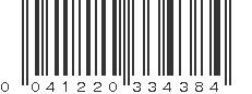 UPC 041220334384