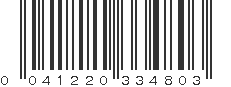 UPC 041220334803