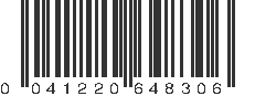 UPC 041220648306