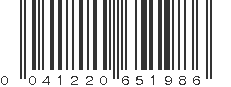 UPC 041220651986