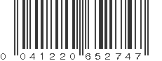 UPC 041220652747