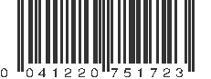 UPC 041220751723