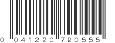 UPC 041220790555